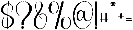 Tyhpoon Family Regular otf (400) Font OTHER CHARS