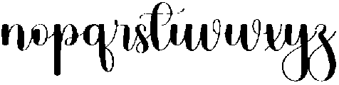 Tyhpoon Family Regular otf (400) Font LOWERCASE