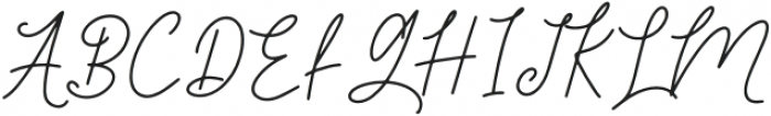 Tyloos Signature otf (400) Font UPPERCASE