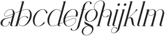 Type Ultimate Italic otf (400) Font LOWERCASE