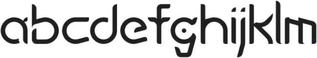 Type36D Regular otf (400) Font LOWERCASE