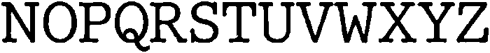 TypeWorn Regular otf (400) Font LOWERCASE