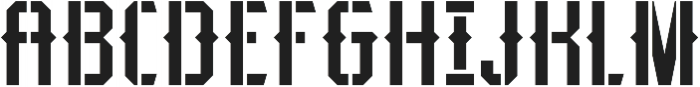Typehead Stencil Deco otf (400) Font UPPERCASE