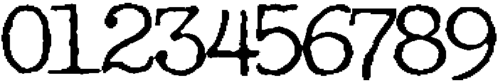 Typewriter Rough Regular otf (400) Font OTHER CHARS