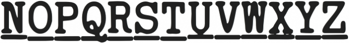 Typewriter Spool SFT Bold Italic otf (700) Font UPPERCASE