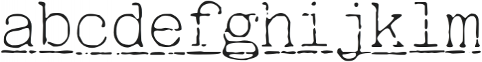 Typewriter Spool XRX ExtraLight Italic otf (200) Font LOWERCASE