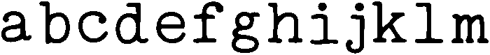 Typewriter otf (400) FONT