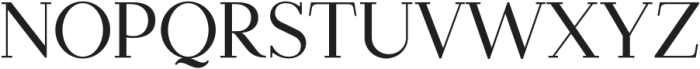 Typhera Regular otf (400) Font UPPERCASE