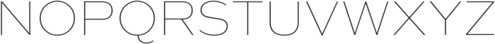 Typonium Thin otf (100) Font UPPERCASE