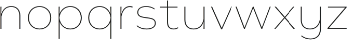 Typonium Thin otf (100) Font LOWERCASE