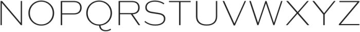 Typonium XLight otf (300) Font UPPERCASE