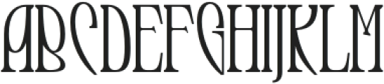 Tyrant-Regular otf (400) Font UPPERCASE