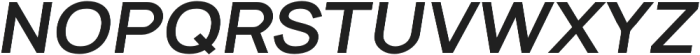 Tyros Pro Bold Italic otf (700) Font UPPERCASE