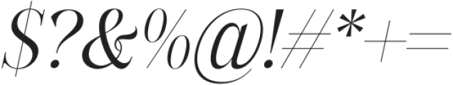 Tyrumate-Italic otf (400) Font OTHER CHARS