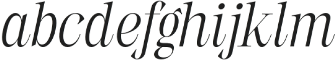 Tyrumate-Italic otf (400) Font LOWERCASE