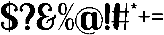 Tysha otf (400) Font OTHER CHARS