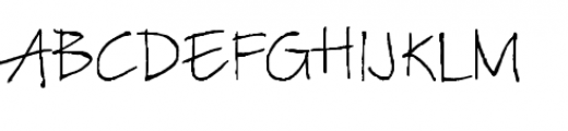 Tyfoon Script Light Font UPPERCASE