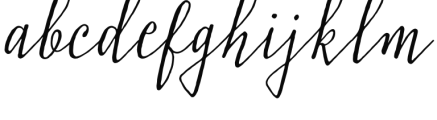 Typnic Script Swash 1 Font LOWERCASE