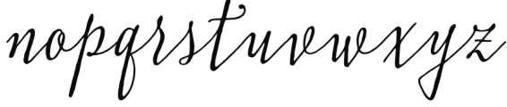 Typnic Script Swash 1 Font LOWERCASE