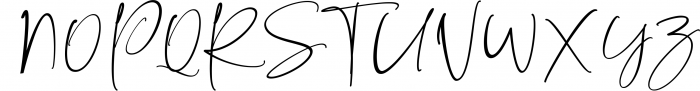 Typhoon Modern Signature Font Font UPPERCASE