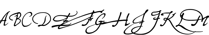 Tycho'sElegy Font UPPERCASE