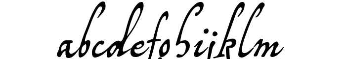 Tycho'sElegy Font LOWERCASE