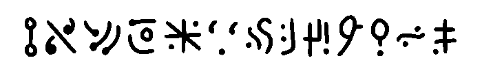 Tyliish Regular Font UPPERCASE