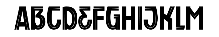 Tyniside Personal Used Font UPPERCASE