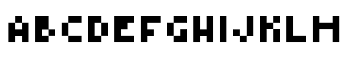 Type Four Font UPPERCASE