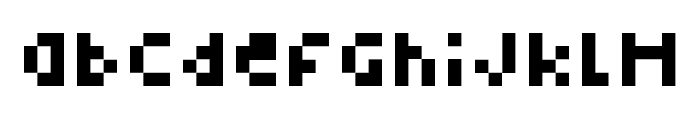 Type Four Font LOWERCASE