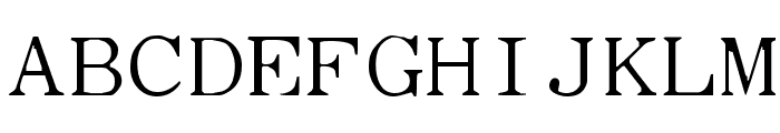Type Wheel Font UPPERCASE