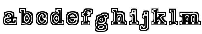 TypeBlock Font LOWERCASE