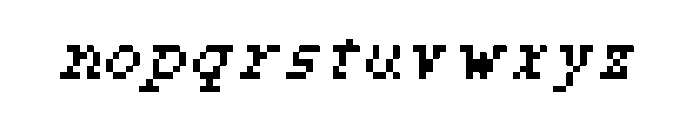 Typecast-Italic Font LOWERCASE