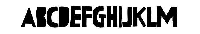 Typephace Font LOWERCASE