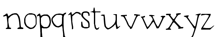 Typeset Font LOWERCASE