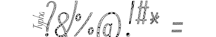 Typha Var02Demo Font OTHER CHARS
