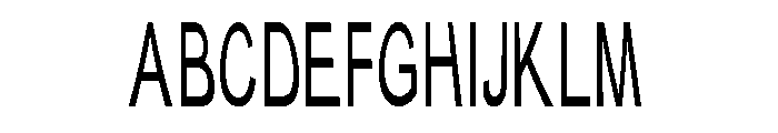 Typical ABC Font UPPERCASE