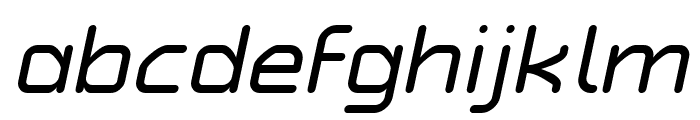 Typo Angular Rounded Demo Italic Font LOWERCASE