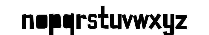Typo Cut-Out Closed Demo Font LOWERCASE