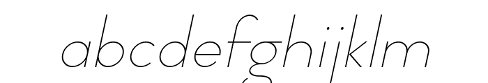 Typo Formal Light Demo Italic Font LOWERCASE