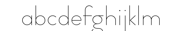 Typo Formal Light Demo Font LOWERCASE