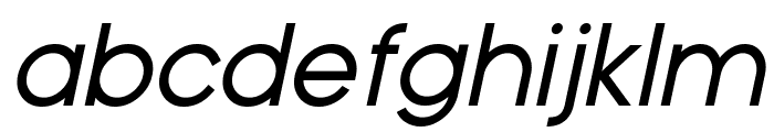 Typo Grotesk Italic Font LOWERCASE