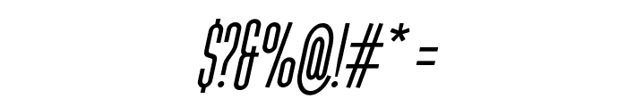 Typo-Longest Demo Italic Font OTHER CHARS