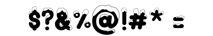 Typo Snowy Demo Font OTHER CHARS
