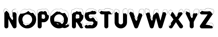 Typo Snowy Demo Font UPPERCASE