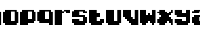 Typo pixel Regular Font LOWERCASE