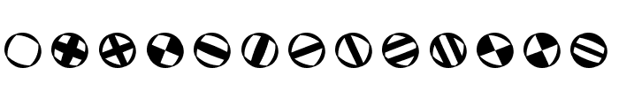 TypoSymbolsRound Font LOWERCASE
