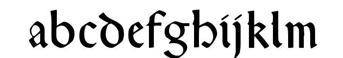 Typographer Rotunda Alt Font LOWERCASE