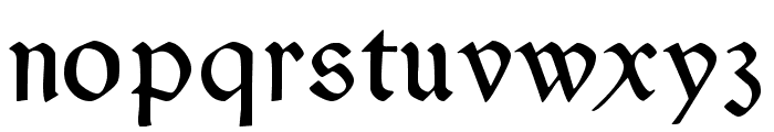Typographer Rotunda UNZ1 Font LOWERCASE