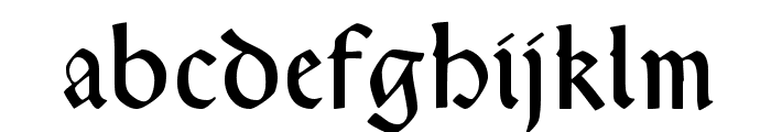 Typographer Rotunda Font LOWERCASE